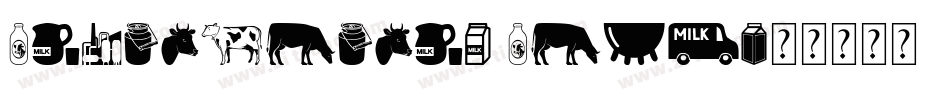 Mountaintop Milk字体转换